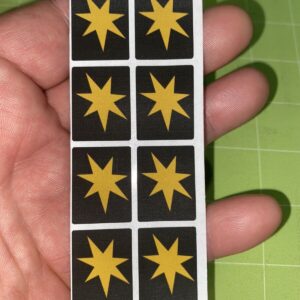 “Hulk” Pinball Machine Vinyl Drop Target Stickers/Decals