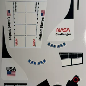 Space Shuttle Pinball Stickers